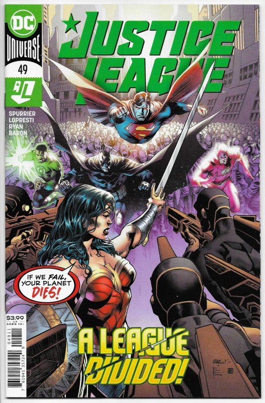 Justice League #49 Main Cvr (DC, 2020) NM