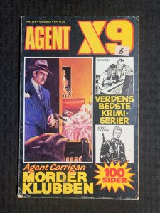 1987 AGENT X9 Finland Comic #103 VG 4.0 Rip Kirby / Steve Canyon