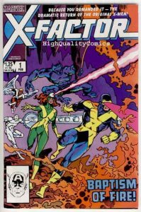 X-FACTOR #1, VF+, Bob Layton, Beast, Marvel Girl, Cyclops, 1986, more in store