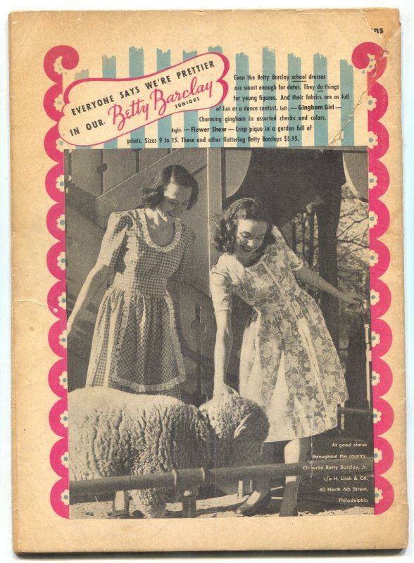 Calling All Girls #27 1944- Judy Wings- Rockettes VG-