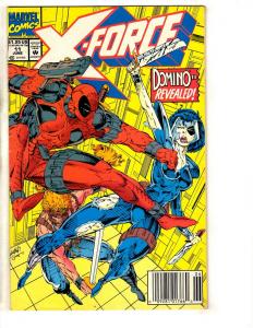 X-Force # 11 VF/NM Marvel Comic Book Deadpool Domino Cable X-Men JW1