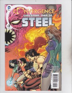 DC Comics! Convergence! Superman: Man of steel ! Issue 2! 
