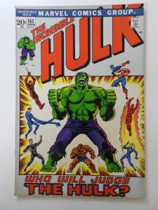 The Incredible Hulk #152 (1972) Who Will Judge The Hulk? Beautiful VF+ Cond!