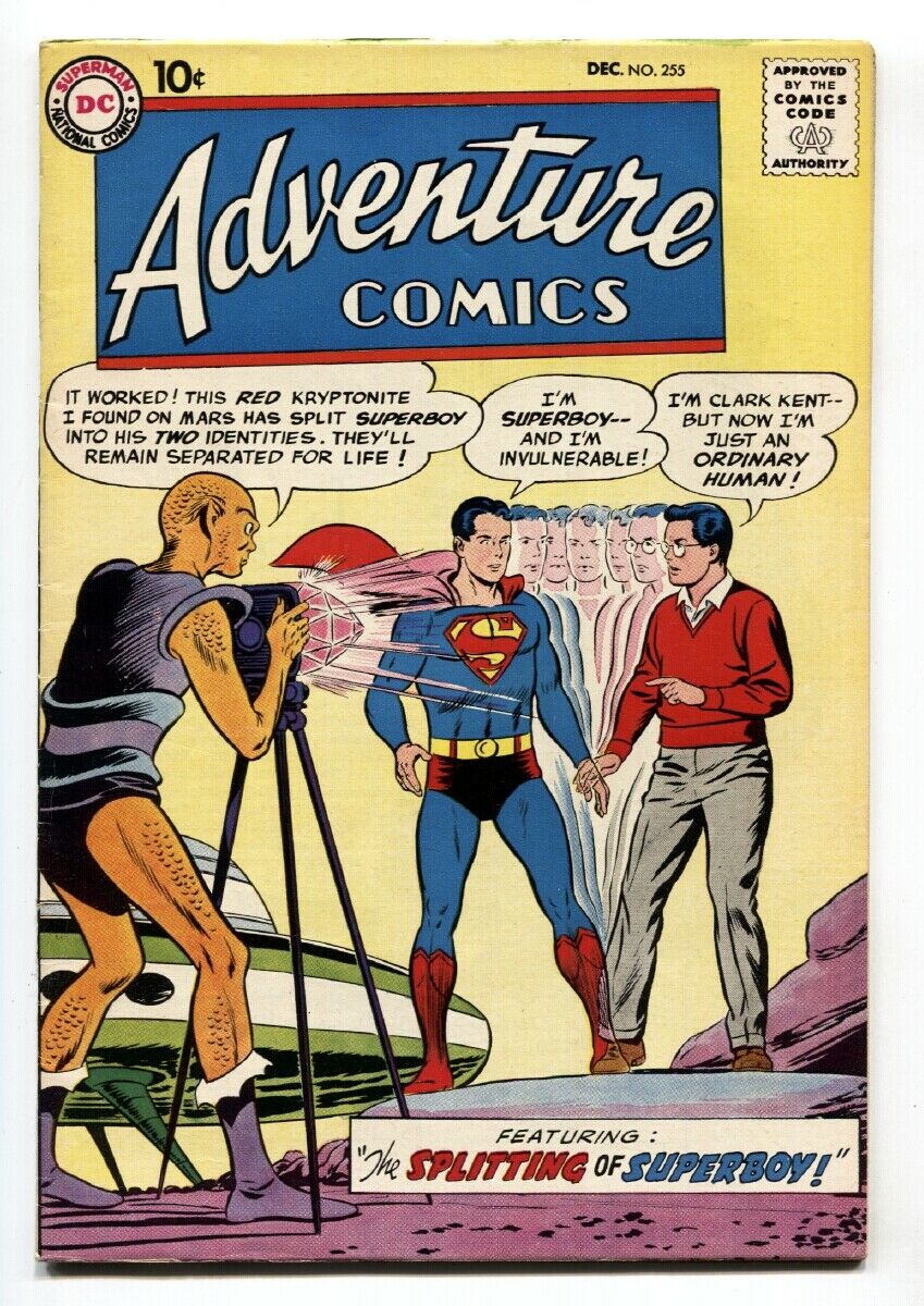 Adventure #258 1959-DC-Superboy-Green Arrow-Aquaman-Speedy-P/FR  Comic  Books - Silver Age, DC Comics, Superboy, Superhero / HipComic