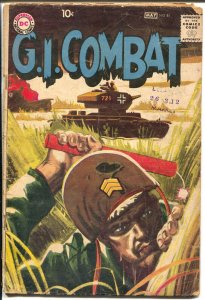 G.I. Combat #81 1960-DC-WWII stories-greytone cover-G