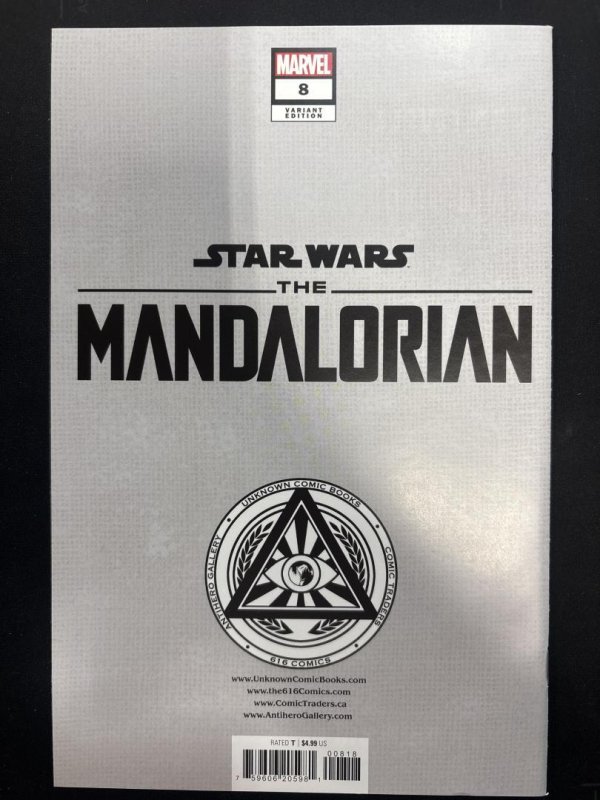Star Wars: The Mandalorian #8, NM Nakayama Virgin Variant, Marvel, 2023