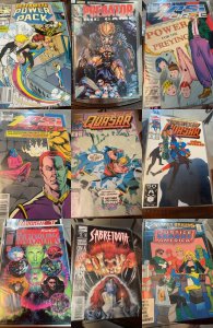 Lot of 9 Comics (See Description) Psi Force, Quasar, Power Pack, Predator, Sa...