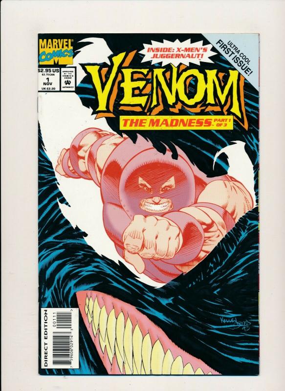 MARVEL Great SET!!! VENOM THE MADNESS Part 1, 2, & 3  NM (PJ63) 