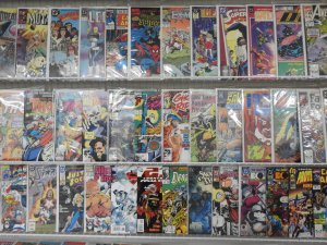 Huge Lot 130+ Comics W/ Superman, Captain America, Wonder Woman Avg VF- Cond!!