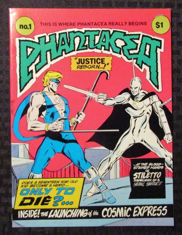 1977 PHANTACEA Comic Magazine #1 FN+ 6.5 Early Dave Sim