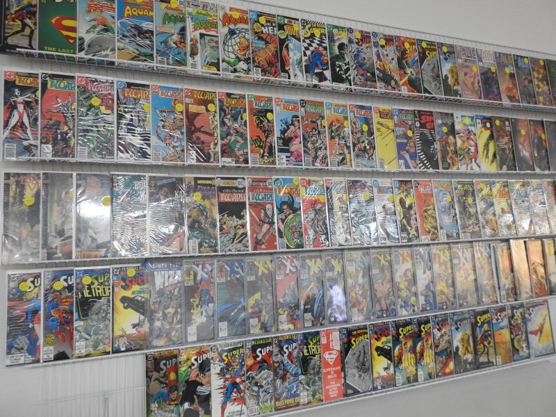 Huge Lot 103 Comics W/ Superman, X-Men, Warlord, +More! Avg VF- Cond!