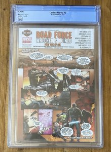 Captain Marvel #3 Arthur Adams 1:25 Variant 2014 CGC 9.6 White Pages Marvel