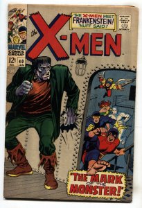 X-MEN #40 1968 MARVEL FIRST FRANKENSTEIN DON HECK ART VG+