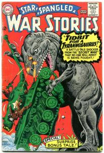 Star Spangled War Stories #125 1966-DINOSAUR SCI FI ISSUE--DC Silver age VG