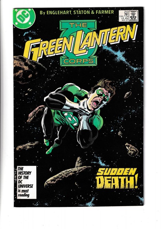 Green Lantern Corps #212 (1987) DC Comics | Comic Books - Copper Age