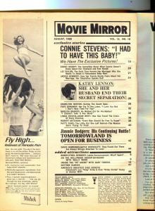 Movie Mirror-Patty Duke-Robert Mitchum-Marlon Brando-Aug-1968