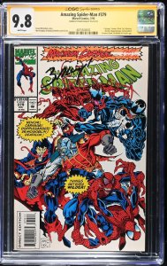 Amazing Spider-Man (1993) # 379 (CGC 9.8 SS) Signed Mark Bagley