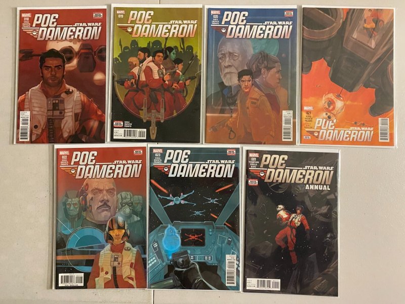 Star Wars Poe Dameron lot #2-23 + Ann. Marvel (average 8 VF) 23 diff (2016-'18)