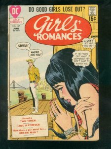 GIRLS' ROMANCES #157 1971-DC ROMANCE VG