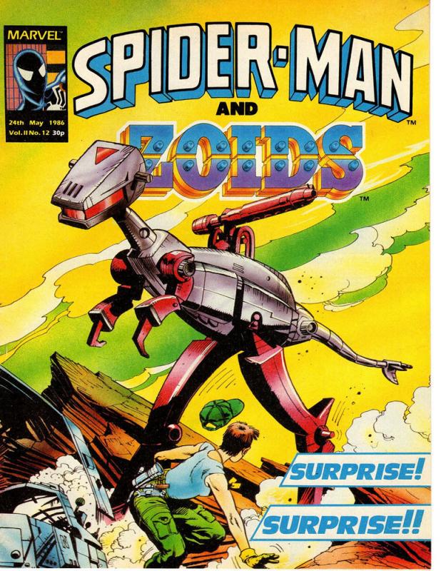 Spider-Man and Zoids UK Comics Magazine Vol. 2 No. 12 (24th May 1986)