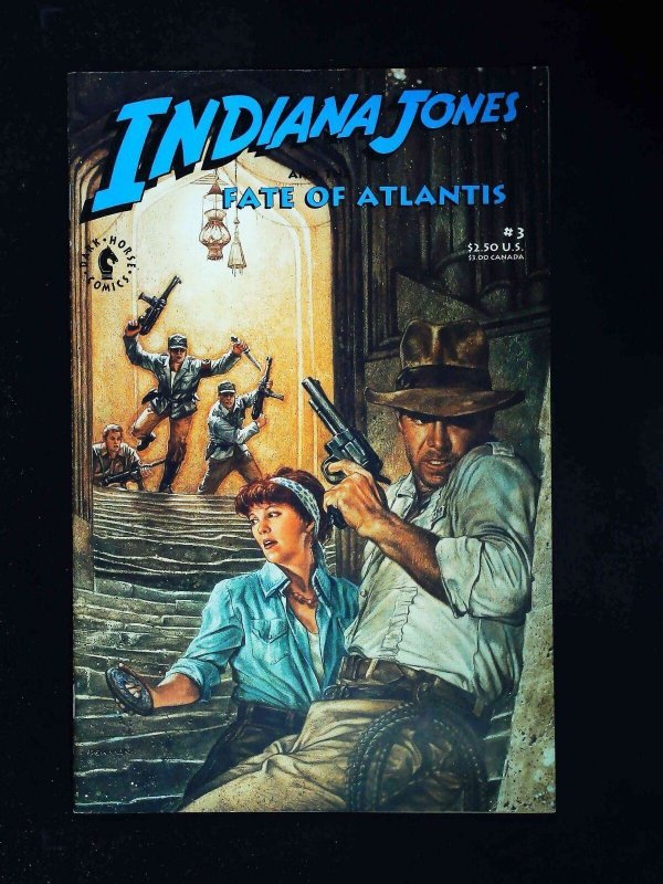 Indiana Jones And The Fate Of Atlantis #3  Dark Horse Comics 1991 Vf+ 