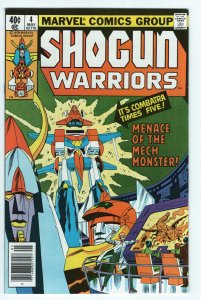 SHOGUN WARRIORS #4 - 7.0 - WP - Mech Monster
