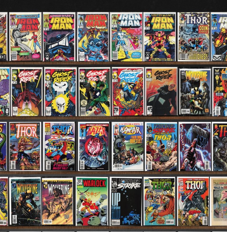 Huge Lot 150+ Comics with The Mighty Thor, Iron Man, Thor, Ghost Rider & More!
