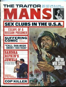 Man's Magazine August 1966-Art Carney- Glory Lee- Marie Mynh