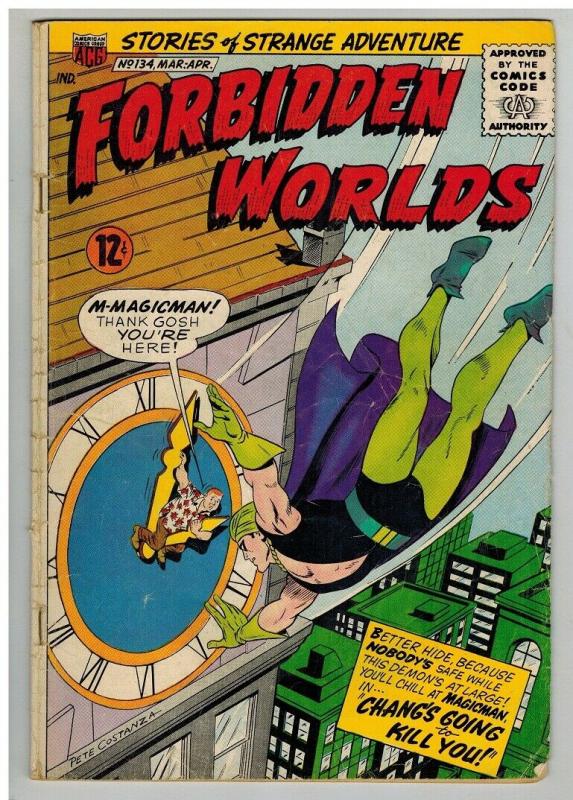 FORBIDDEN WORLDS 134 FR-G March-April 1966