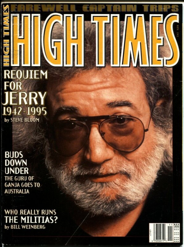 High Times 11/1995-Requiem For Jerry Garcia-Grateful Dead-VG/FN