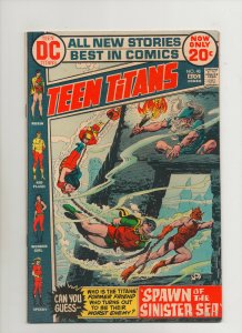 Teen Titans #40 - Kid Flash Robin Speedy Bondage Cover - (Grade 8.0) 1972