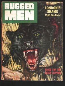 MAG: Rugged Men #1 4/1956-1st issue-Clarence Doore black leopard-White slaver...
