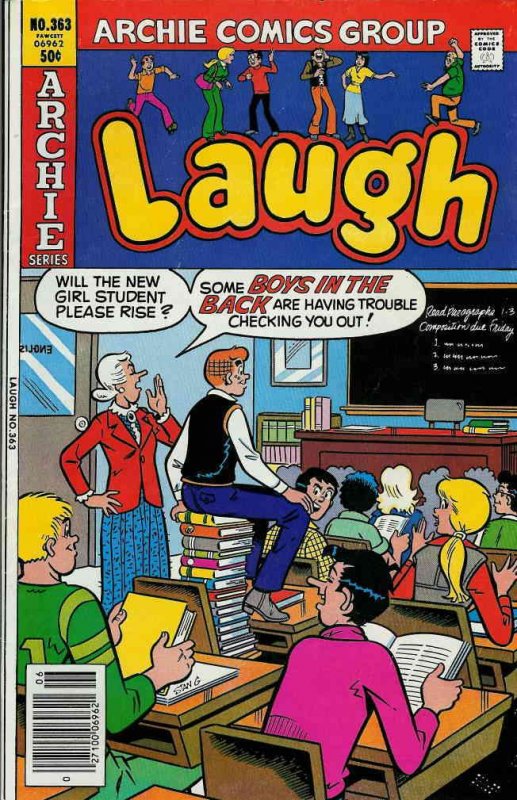 Laugh Comics #363 VG ; Archie | low grade comic June 1981 New Girl Cover