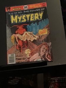 House of Mystery #244 (1976) The devil cover FN MID-GRADE!