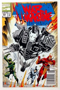 Iron Man #283 NEWSSTAND (1992) 3rd app of War Machine armor