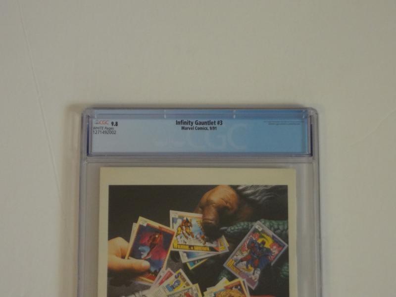 Infinity Gauntlet #3 CGC 9.8; 1st appearance of Terraxia!!
