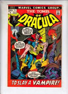 Tomb of Dracula #5 (Nov-72) FN Mid-Grade Dracula