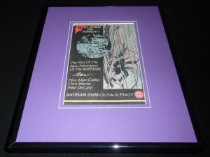 Batman #408 1987 DC 11x14 Framed ORIGINAL Vintage Advertisement