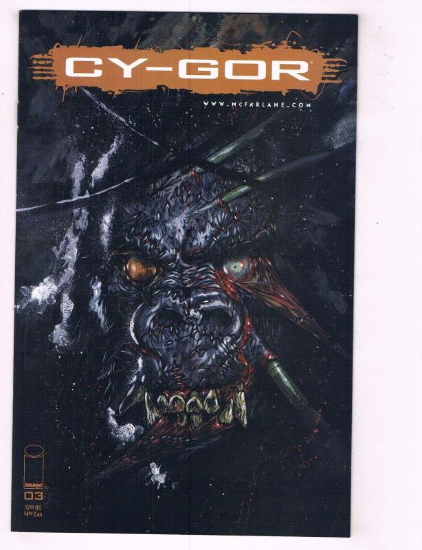 Lot Of 3 Cy-Gor Image Comic Books # 1 2 3 Guerrilla Todd McFarlane TW22