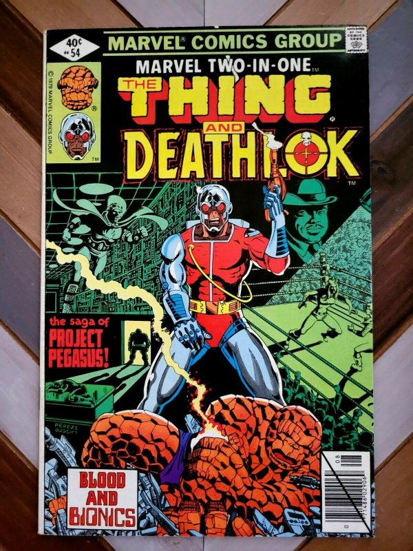 MARVEL Two-in-One #54 VF+ (Marvel 1975) 1st app Titania + Death of DEATHLOK 