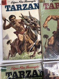 Tarzan (1954) Set Issues # 54-62 + 64 • Dell Comics • Golden Age • Rice Burrough