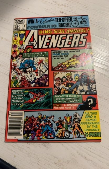 Avengers King Annual #10, 1st App Rogue, 1st Mistique Cover, 1981 NEWSTAND