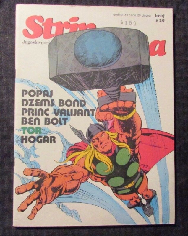 1980 STRIPOTEKA #629 FN 6.0 Yugoslavia Comic THOR Prince Valiant Buscema/Palmer