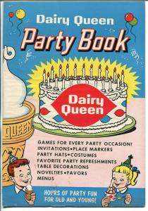 Dairy Queen Party Book 1960-ice cream cone-games-puzzles-VF
