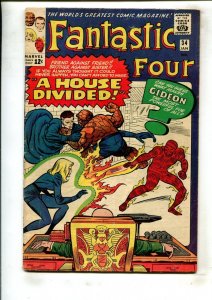 FANTASTIC FOUR#34 (4.0/4.5) A HOUSE DIVIDED!! 1964