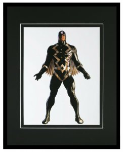 Black Bolt Framed 16x20 Alex Ross Official Marvel Poster Display