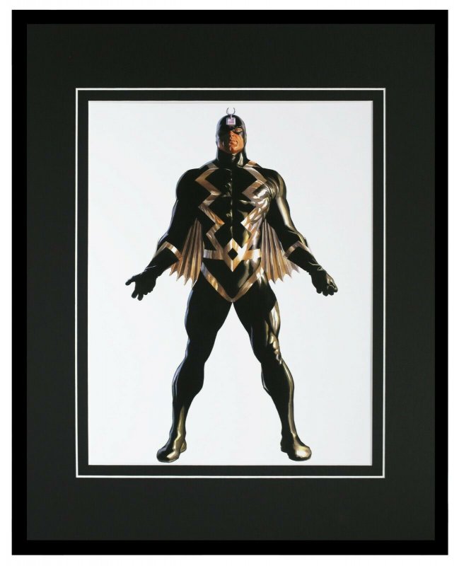 Black Bolt Framed 16x20 Alex Ross Official Marvel Poster Display   