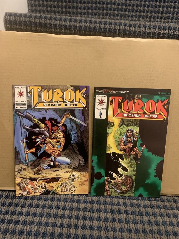 1993 TUROK THE DINOSAUR HUNTER Comics, Modern, Valiant #1 to 16 (C929)