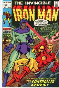 Iron Man 28  VF  1969  Origin of the Controller