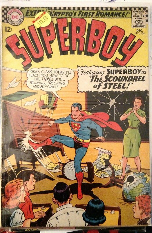 Superboy #134 (DC 1966) VG